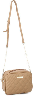 

Addons Women Casual Tan Sling Bag