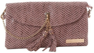 

Lino Perros Women Casual Pink PU Sling Bag