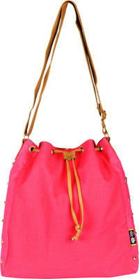 

Kanvas Katha Women Casual Pink Canvas Sling Bag