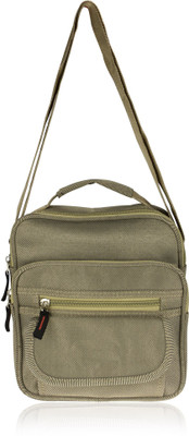 

Anni Creation Men Formal Brown Polyester Sling Bag