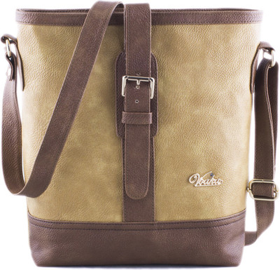 

Voaka Girls Casual Brown PU Sling Bag