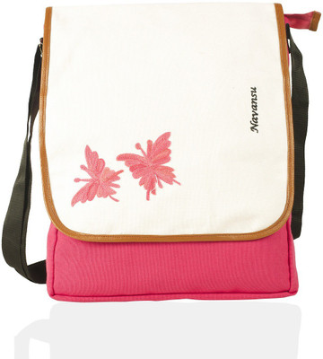 

NAVANSU Women Casual Multicolor Canvas Messenger Bag