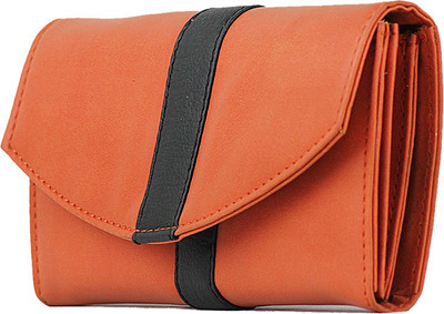 

AFRE Women Casual Orange PU Clutch