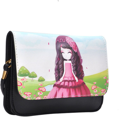 

Hawai Women Evening/Party Multicolor PU Sling Bag