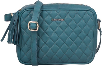 

Justanned Women Casual Green Genuine Leather Sling Bag