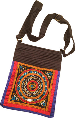 

Minky's Decor Women Casual Multicolor Silk Sling Bag