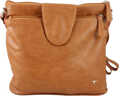 

Bulchee Women Casual Tan PU Sling Bag