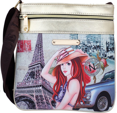 

Super Drool Women Casual Multicolor PU Sling Bag