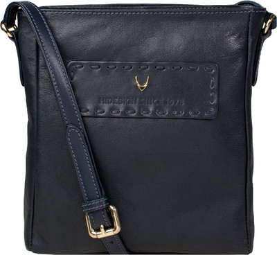 

Hidesign Women Formal Blue Genuine Leather Sling Bag