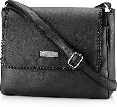 

Be Trendy Girls Casual Black PU Sling Bag