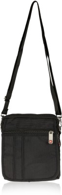 

Anni Creation Men Formal Black Polyester Sling Bag