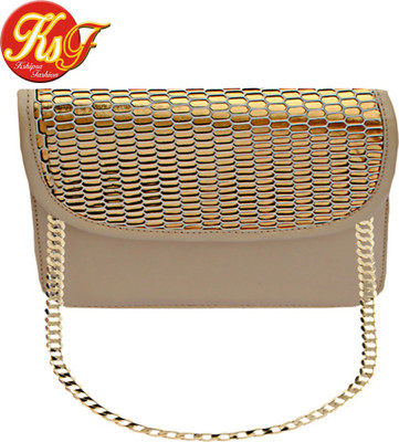 

Kshipra Fashion Women Evening/Party White Leatherette Sling Bag