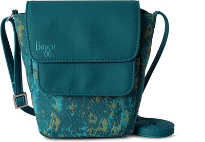 Baggit Women Casual Blue Rexine Sling Bag
