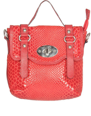 

Chanter Women Casual Red Genuine Leather Sling Bag