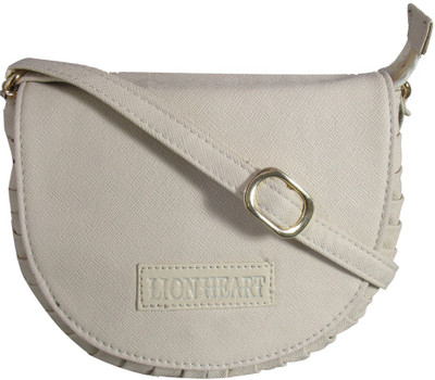 

Lion Heart Girls Casual Beige PU Sling Bag