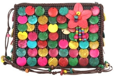 

Lino Perros Women Evening/Party Multicolor Silicon Sling Bag