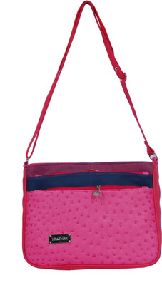 

Kshipra Fashion Girls Casual Purple, Pink, Blue Leatherette Sling Bag, Blue;pink;purple