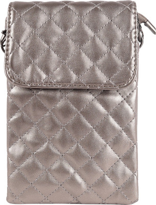 

Tamirha Women Silver Rexine Sling Bag
