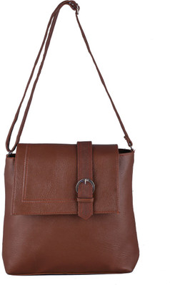 

Royal Purse Collection Girls Casual Tan Leatherette Sling Bag