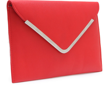 

StyleSaga Girls Casual Red Leatherette Sling Bag