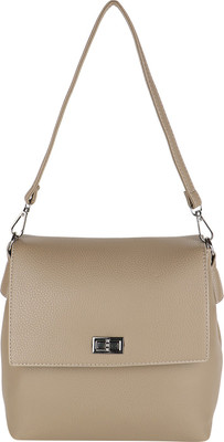 

Lino Perros Women Casual Beige Leatherette Sling Bag