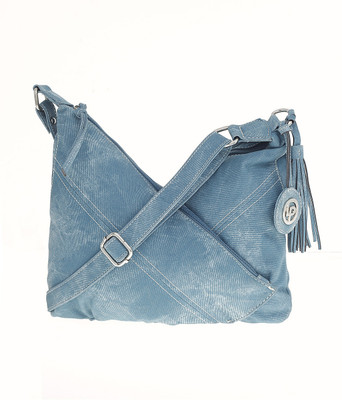 

Lino Perros Women Casual Blue PU Sling Bag