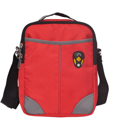 

Hawai Men Casual Red Polyester Sling Bag