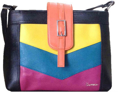 

SWEERA Women Casual Multicolor PU Sling Bag
