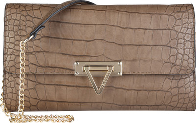 

MARIO VALENTINO Women Evening/Party Brown Genuine Leather Sling Bag