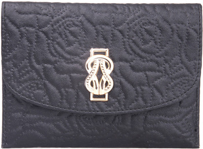

Skyways Women Evening/Party Black Leatherette Sling Bag