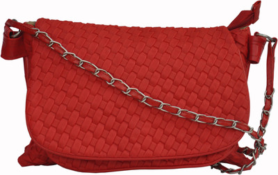 

Solly Women Casual Red PU Sling Bag