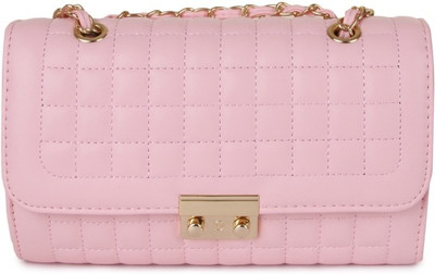 

Kleio Women Pink PU Sling Bag