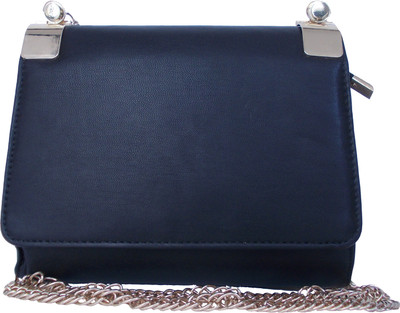Feliza Women Casual Black Leatherette Sling Bag
