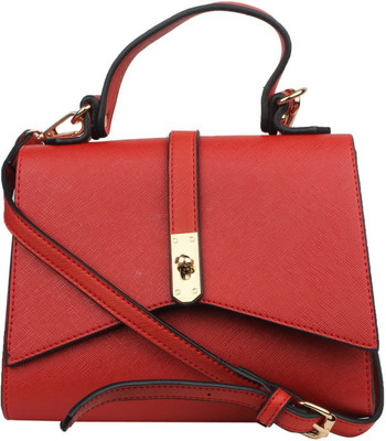 

Alvaro Castagnino Women Casual Red PU Sling Bag