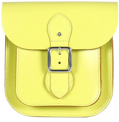 

Viari Women Casual Yellow Genuine Leather Satchel