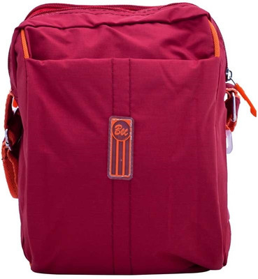 

Hawai Men & Women Casual Red Polyester Sling Bag
