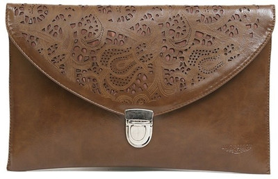 

Lino Perros Women Casual Brown PU Sling Bag