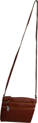 

Essart Women Casual Tan PU Sling Bag