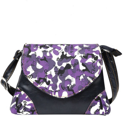 

Hawai Women Casual Blue, Purple PU Sling Bag