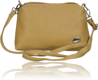 

Belladona Women Casual Tan Leatherette Sling Bag