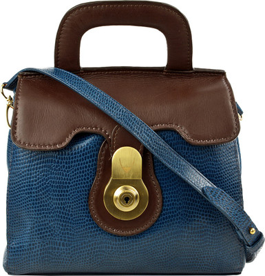 

Hidesign Women Formal Blue Genuine Leather Sling Bag