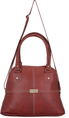 Bags Craze Women Formal Maroon PU Sling Bag