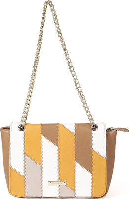 

Leanore Elizabeth Girls Casual Yellow, Grey, White PU Shoulder Bag, Grey;white;yellow