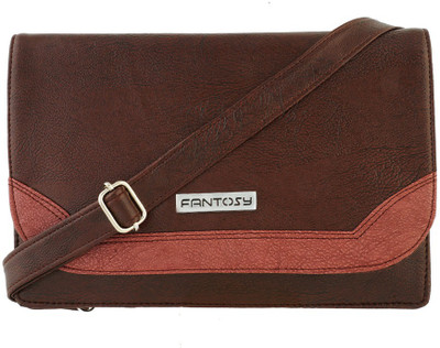 

Fantosy Women Casual Brown PU Shoulder Bag