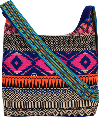 

Anekaant Women Casual Multicolor Canvas Sling Bag