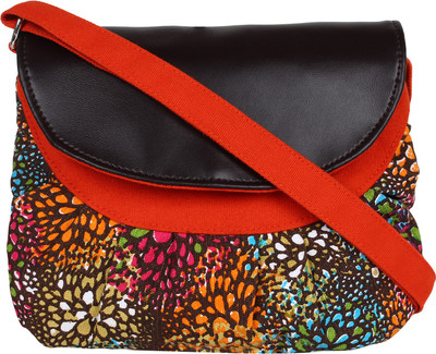

Anekaant Women Casual Multicolor Canvas Sling Bag