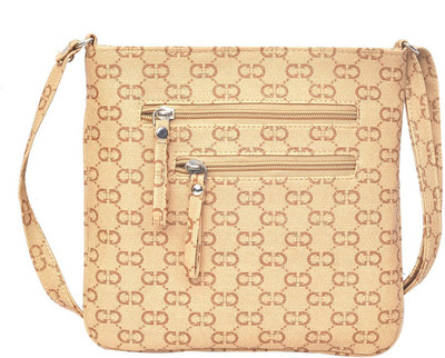 Hawai Women Casual Khaki PU Sling Bag