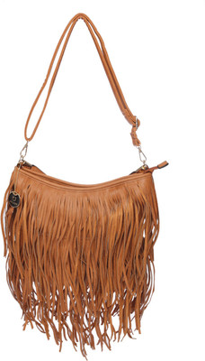 

Fur Jaden Women Casual Tan PU Hand-held Bag