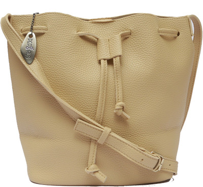 

Pepgirls Girls Casual Beige Leatherette Sling Bag