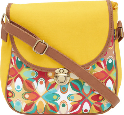

Haqeeba Women Casual Multicolor Canvas Sling Bag